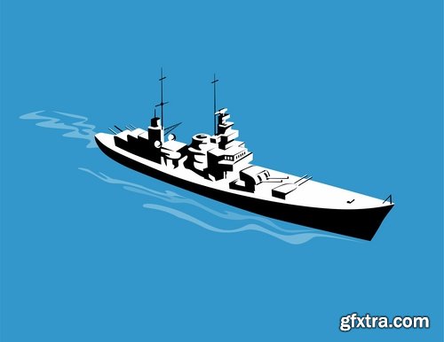 Collection of various warships 25 Eps