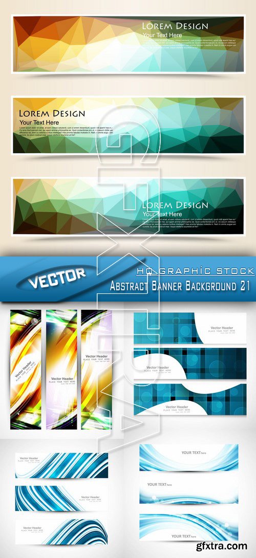 Stock Vector - Abstract Banner Background 21