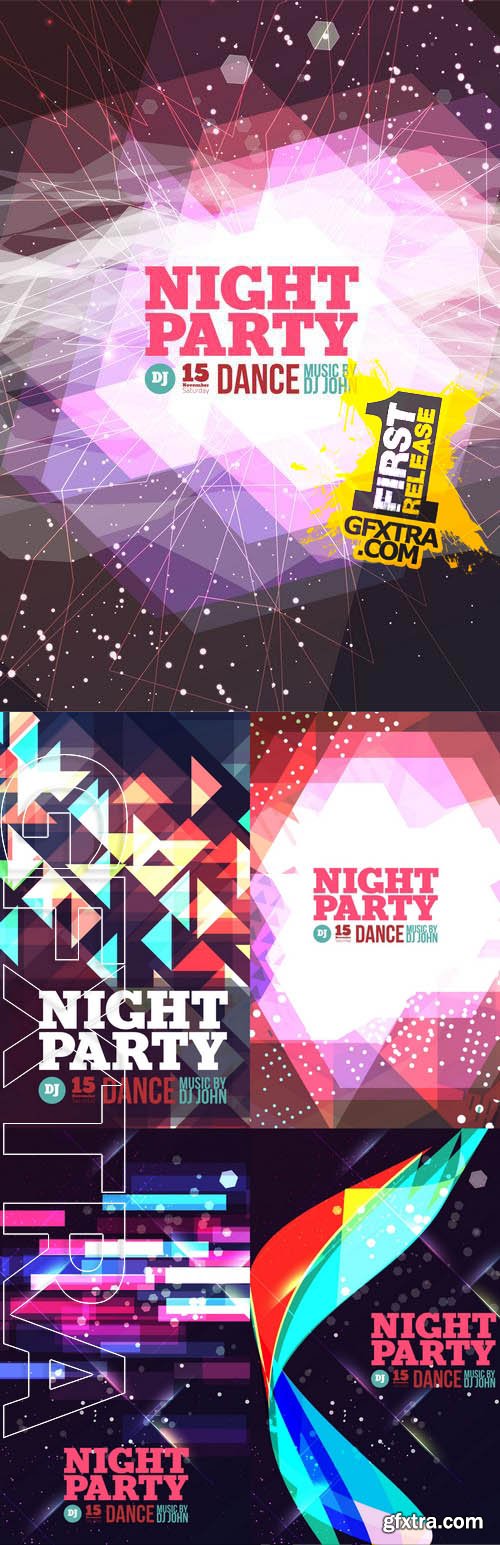 Vector - Night Party Flyers