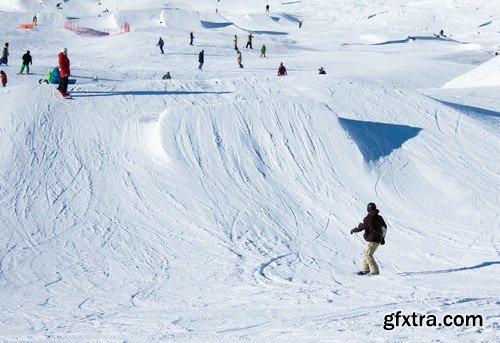 Stock Photos - Snowboard park, 25xJPG