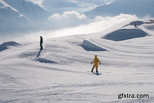 Stock Photos - Snowboard park, 25xJPG