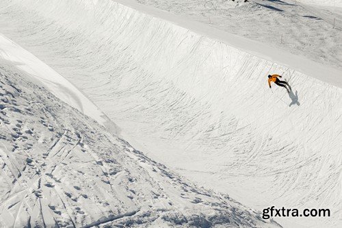 Stock Photos - Snowboard park, 25xJPG