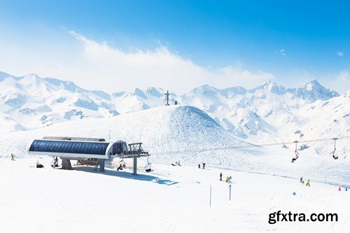 Stock Photos - Snowboard park, 25xJPG