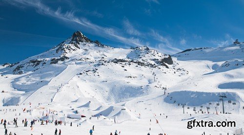 Stock Photos - Snowboard park, 25xJPG