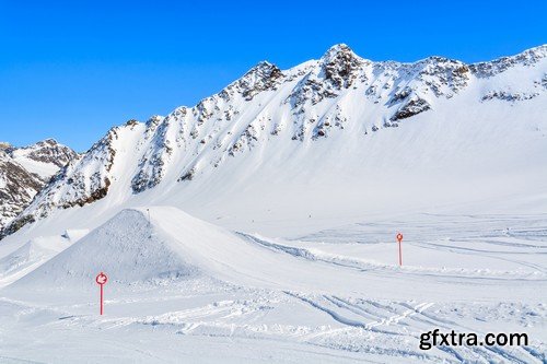 Stock Photos - Snowboard park, 25xJPG