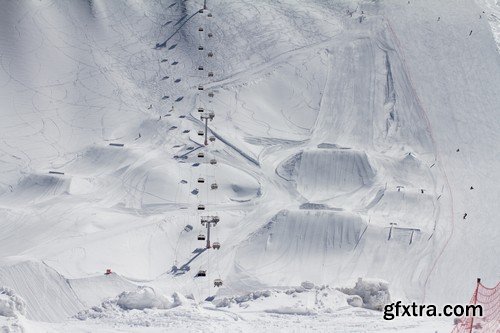 Stock Photos - Snowboard park, 25xJPG