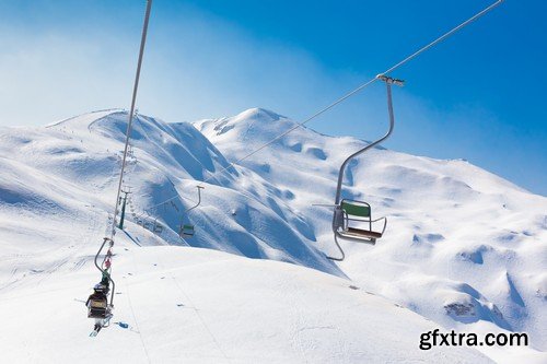 Stock Photos - Snowboard park, 25xJPG