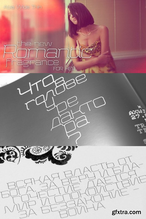 Abia 4F Font Family $25