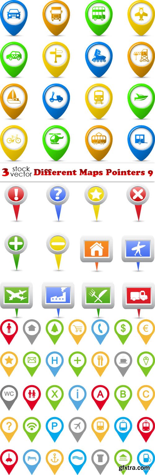 Vectors - Different Maps Pointers 9