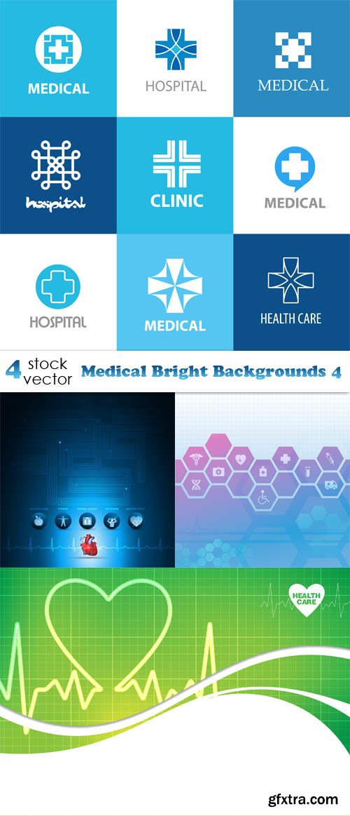 Vectors - Medical Bright Backgrounds 4