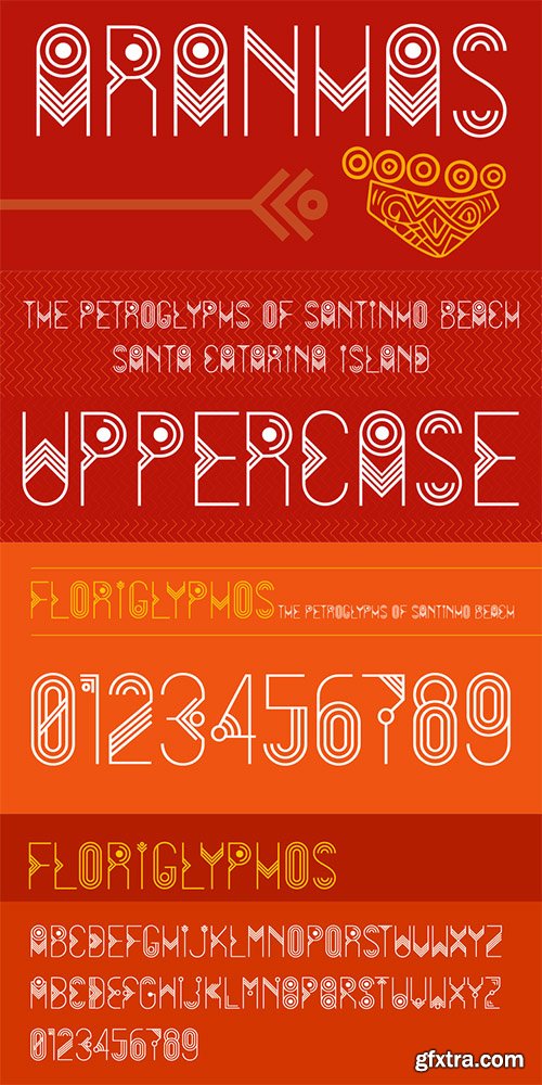 fLoriglyphos Font 1 Fonts $15