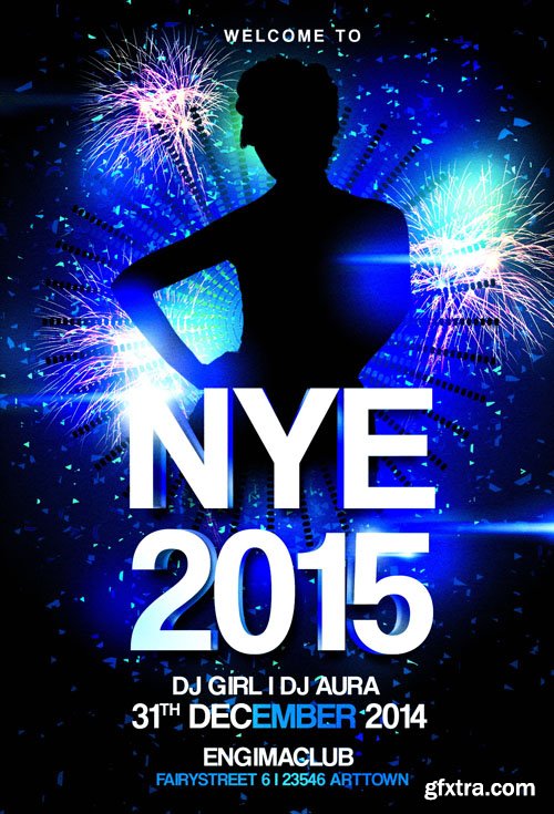 New Years Eve Party Flyer Template