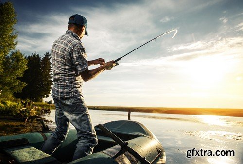 Stock Photos - Fishing, 25xJPG