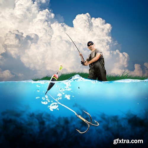 Stock Photos - Fishing, 25xJPG