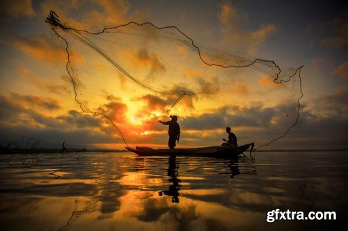 Stock Photos - Fishing, 25xJPG