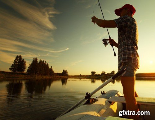 Stock Photos - Fishing, 25xJPG