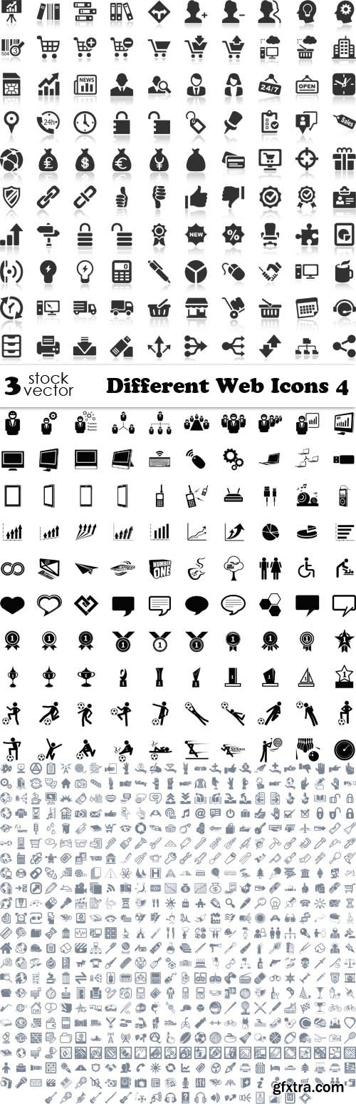 Vectors - Different Web Icons 4