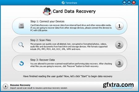 Tenorshare Card Data Recovery v4.3.0.0 Build 2014.6.12 Portable