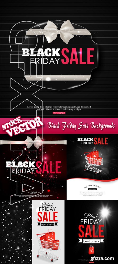 Stock Vector - Black Friday Sale Backgrounds