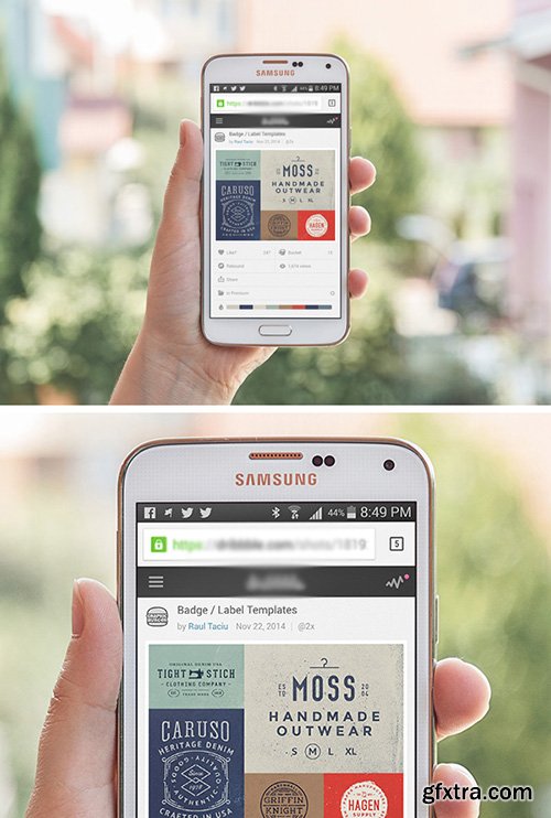 PSD Mock-Up - Samsung Galaxy S5 #2