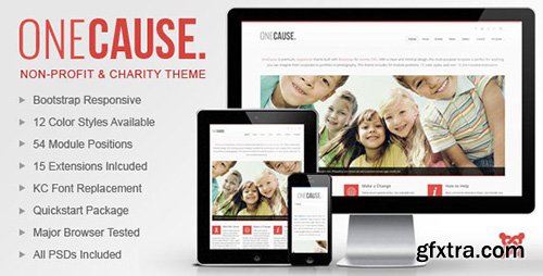 ThemeForest - OneCause - Charity & Non-Profit Joomla Theme