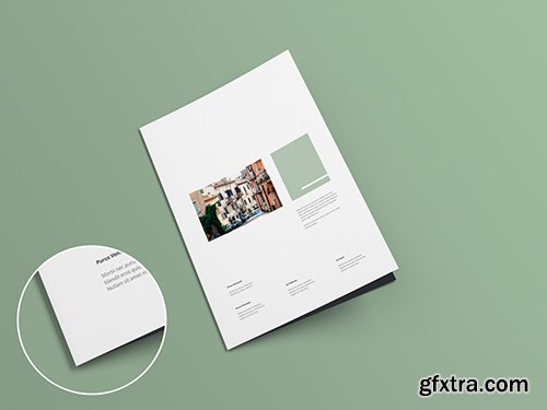 PSD Mock-Up - A4 Bi-fold Brochure v1.0