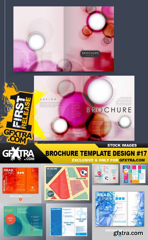 Brochure Template Design #17 - 25 Vector