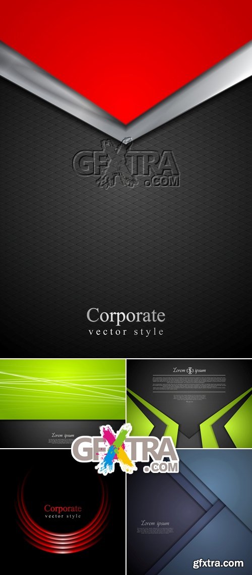 Abstract Business Backgrounds Vector