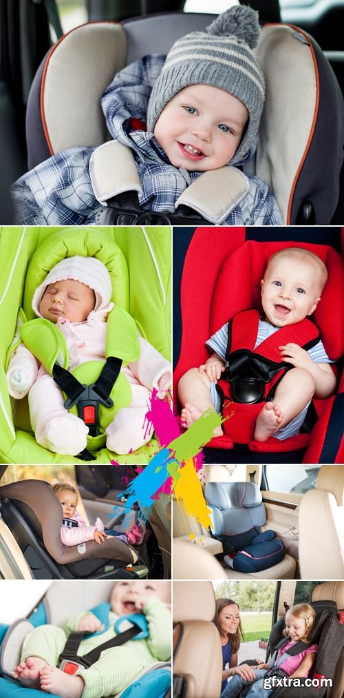 Stock Photo - Baby Safety Car Seat