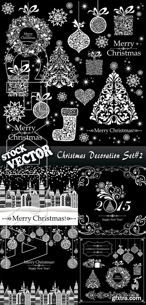 Stock Vector - Christmas Decoration Set#2