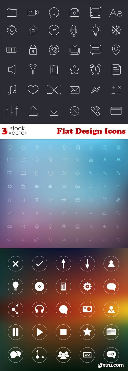 Vectors - Flat Design Icons