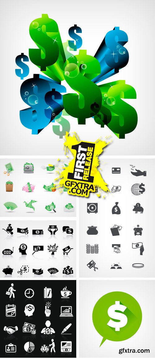 Amazing SS - Money & Finance Icons, 25xEPS