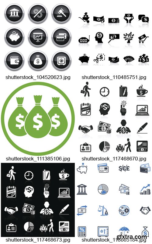 Amazing SS - Money & Finance Icons, 25xEPS