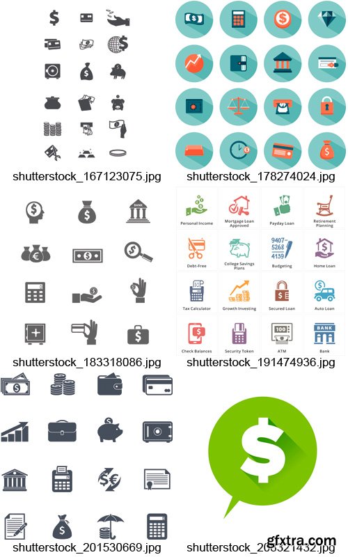 Amazing SS - Money & Finance Icons, 25xEPS