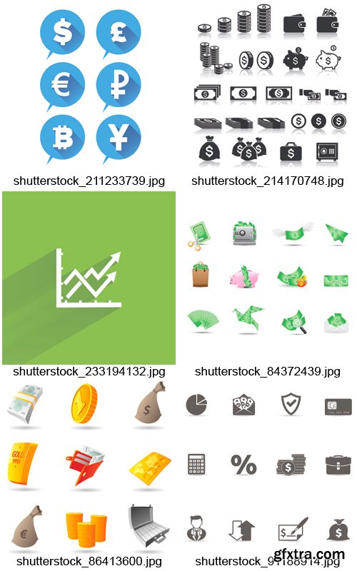 Amazing SS - Money & Finance Icons, 25xEPS