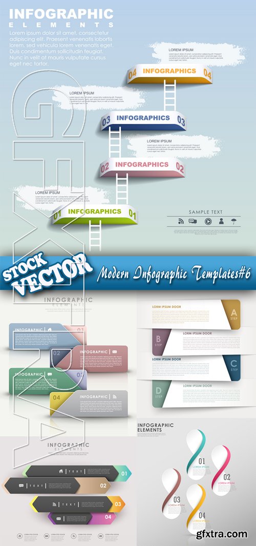 Stock Vector - Modern Infographic Templates#6