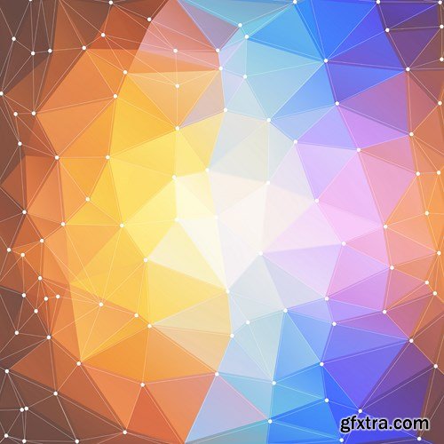 Geometric Abstract Backgrounds, 25xEPS