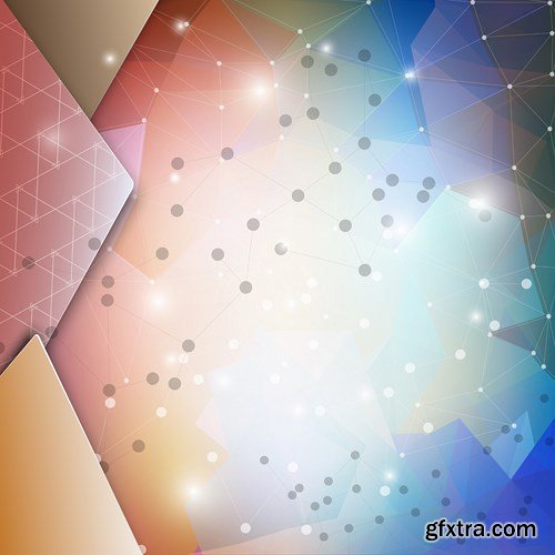 Geometric Abstract Backgrounds, 25xEPS