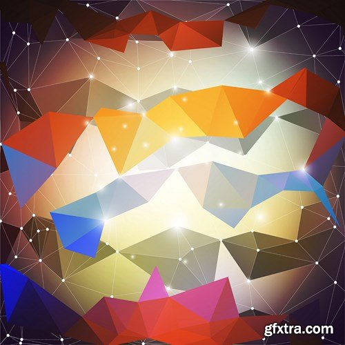 Geometric Abstract Backgrounds, 25xEPS