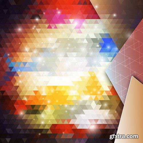 Geometric Abstract Backgrounds, 25xEPS