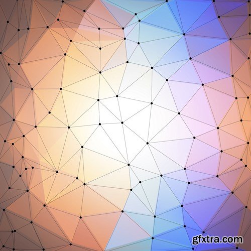 Geometric Abstract Backgrounds, 25xEPS