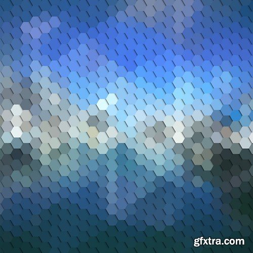 Geometric Abstract Backgrounds, 25xEPS