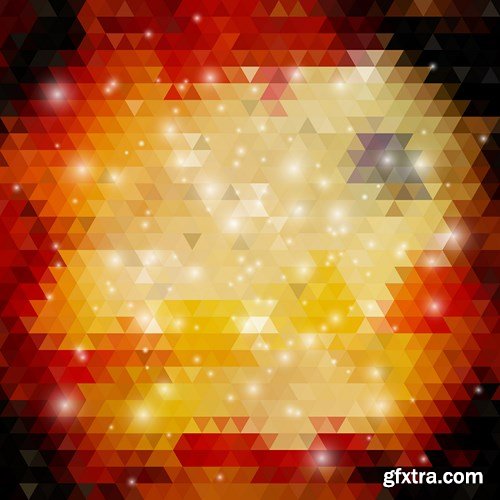 Geometric Abstract Backgrounds, 25xEPS