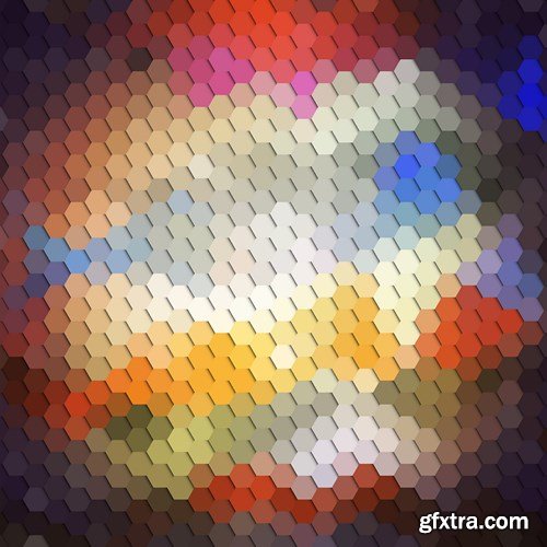 Geometric Abstract Backgrounds, 25xEPS