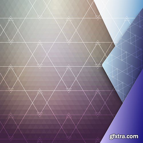 Geometric Abstract Backgrounds, 25xEPS