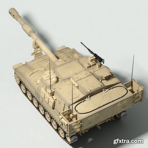 Turbosquid 3D Models: M109A6 Paladin