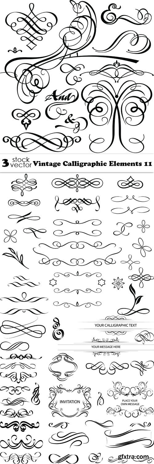 Vectors - Vintage Calligraphic Elements 11