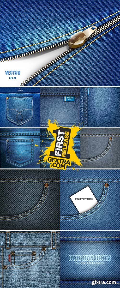 Stock Jeans pocket in vector