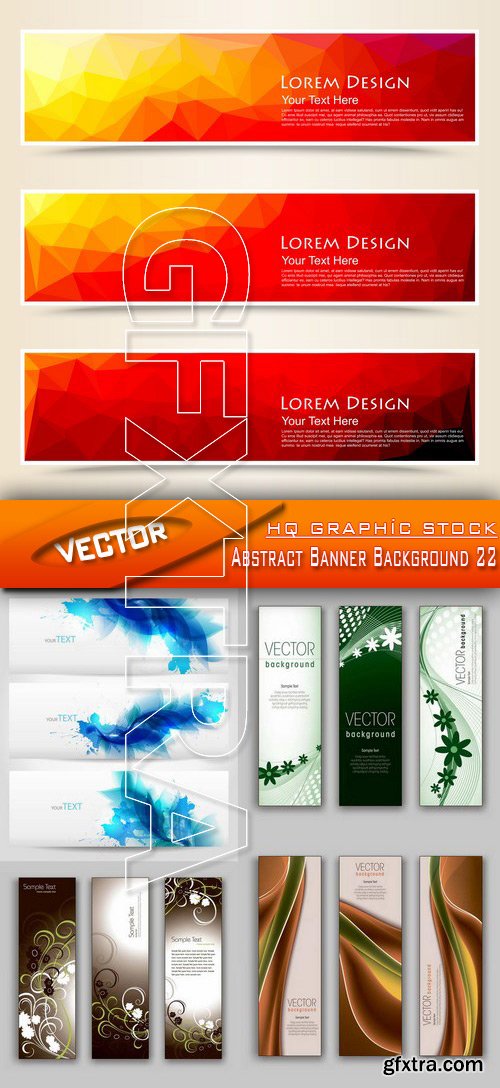 Stock Vector - Abstract Banner Background 22