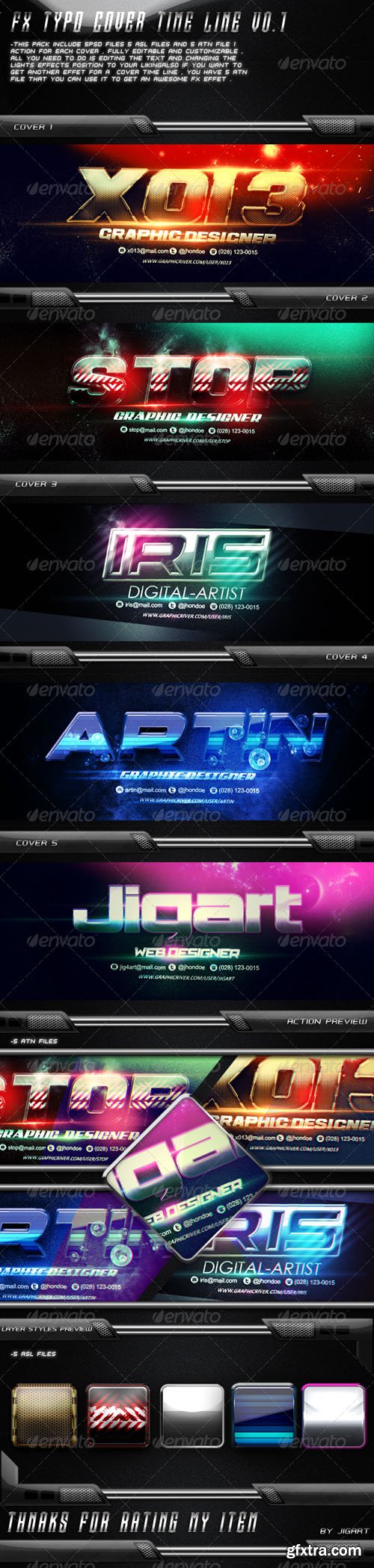 5 FX Typo Cover Time Line V0.1 - GraphicRiver 5365698